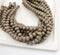 Unwaxed Graywood Beads, 10mm, Round